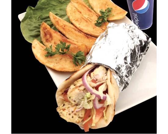 Trio naan au poulet / Chicken Naan Trio